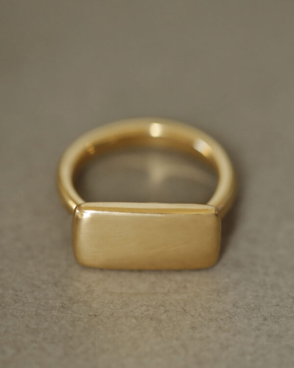 Gold Bar Ring - Image 4